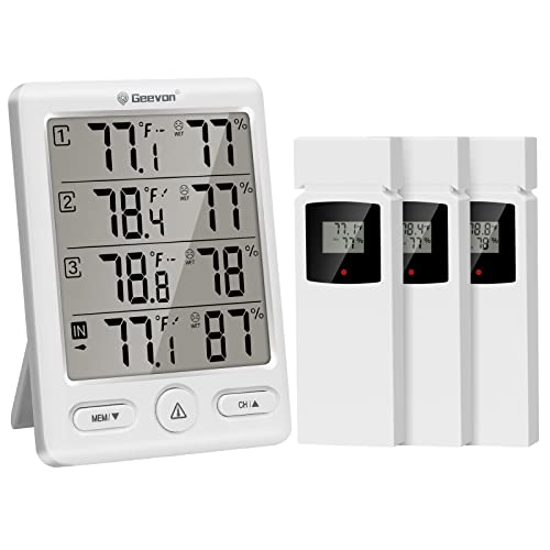 Geevon Wireless Indoor Outdoor Thermometer