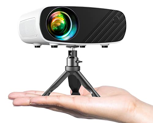 Mini Projector for iPhone, ELEPHAS 2023 Upgraded 1080P HD Projector