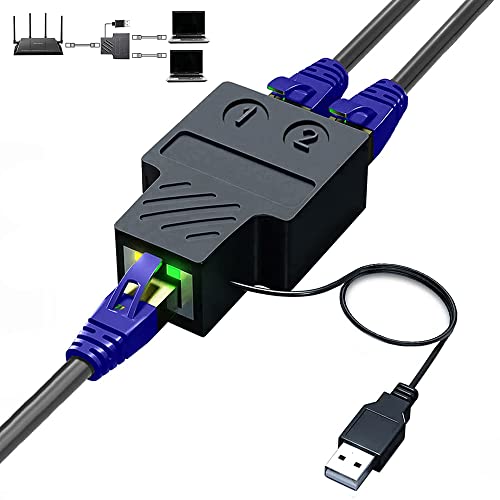 USB to RJ45 Network Splitter Adapter