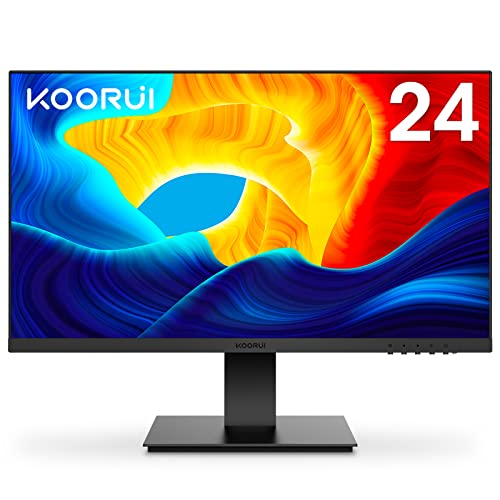 KOORUI 24 Inch Computer Monitor - Sharp Visuals, Easy Installation
