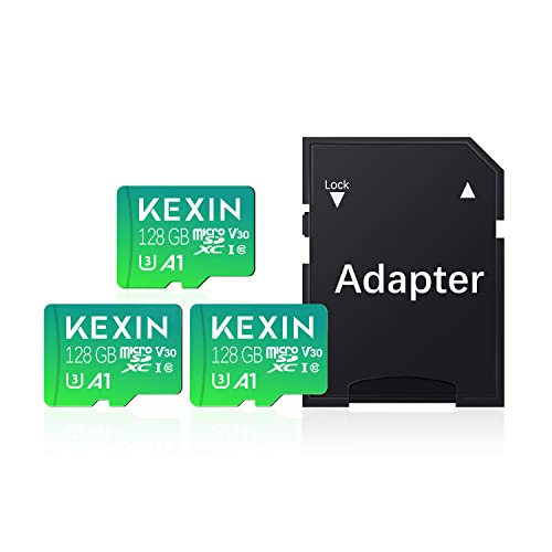KEXIN Micro SD Card 128GB -Memory -Card + Adapter