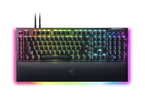 Razer BlackWidow V4 Pro Mechanical Gaming Keyboard: Green Switches and Chroma RGB