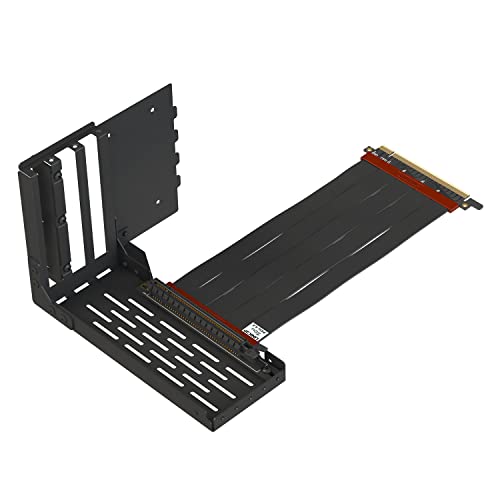 LINKUP EZ Vertical GPU Bracket Holder with PCIe 4.0 Riser Cable Kit