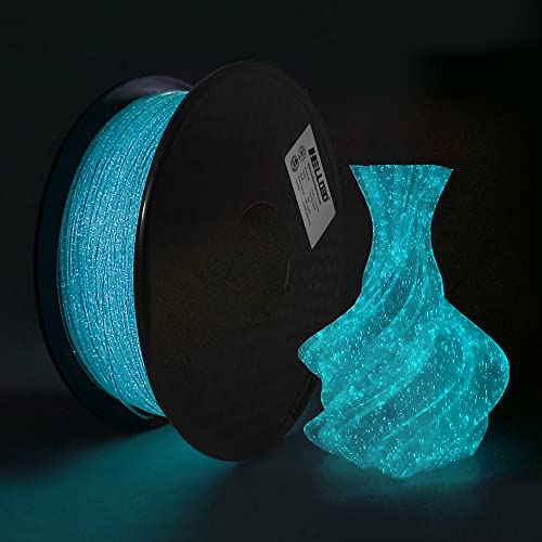 Firefly Blue PLA Glow in The Dark 3D Printing Filament