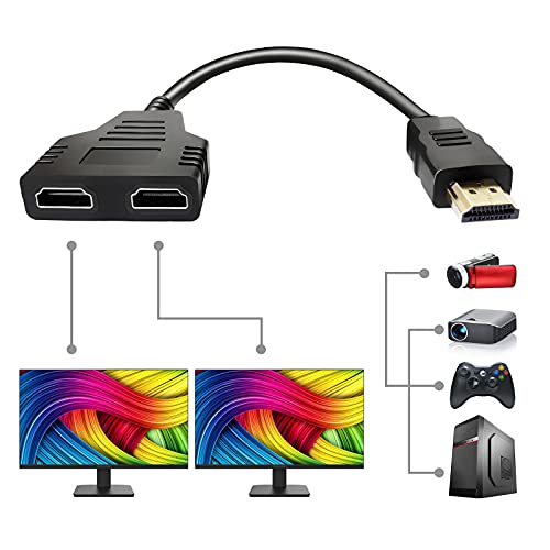 HDMI Splitter Cables - Connect Two TVs Simultaneously