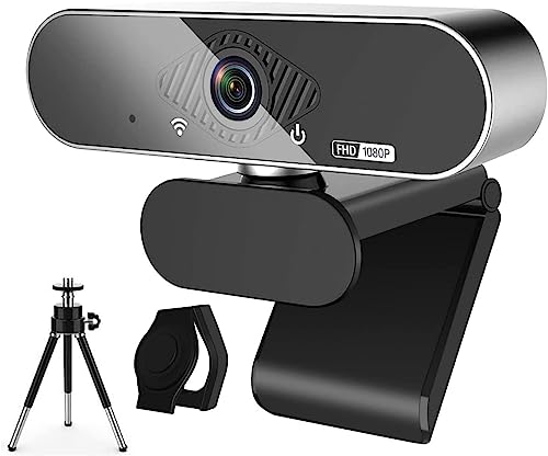 ARVIEMI Webcam: 1080P Pro HD Webcam with Stereo Microphone