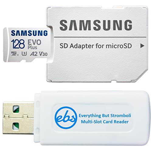 Samsung 128GB EVO+ Micro SD Memory Card Bundle