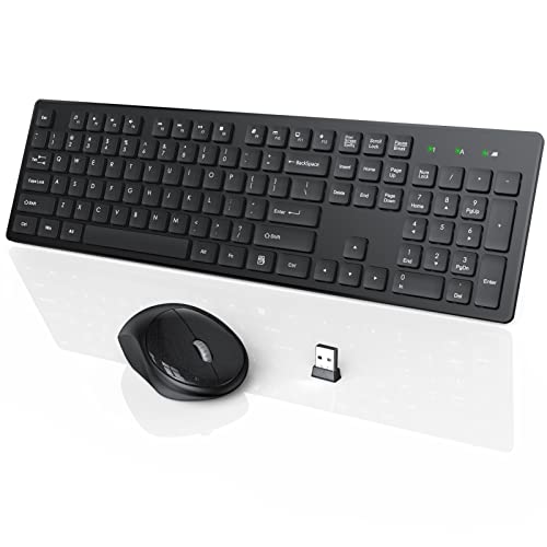 WisFox Wireless Keyboard and Mouse Combo