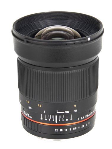 Bower Ultra-Fast 24mm Focus Lens for Nikon