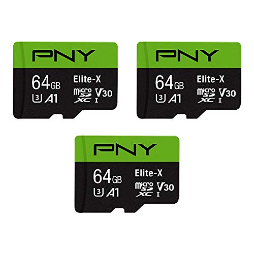 PNY 64GB Elite-X microSDXC Flash Memory Card