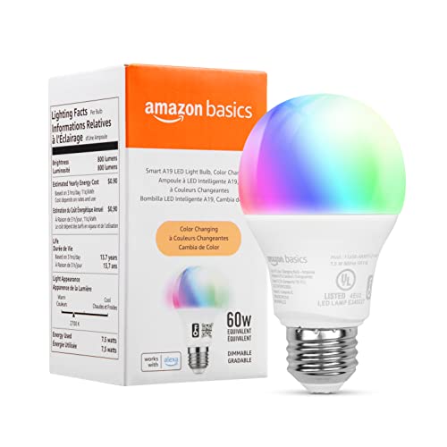 Amazon Basics Smart LED Light Bulb