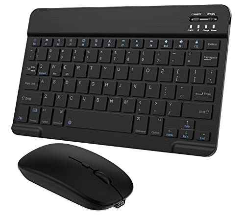 Compact Bluetooth Keyboard and Mouse Combo