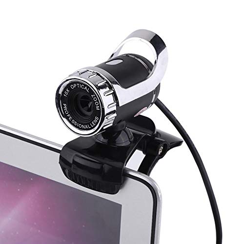 Clip-on Webcam with 12M Pixels HD and 360° Rotating Stand