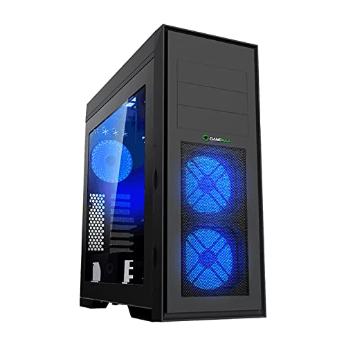 GAMEMAX Full Tower Chassis with Front Mesh Ventilation and Window Cases