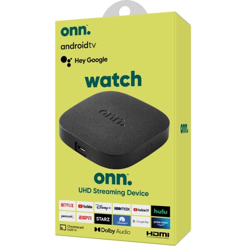 onn Android TV 4K UHD Streaming Device