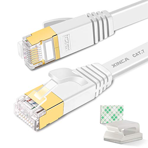 XINCA High Speed Cat 7 Ethernet Cable 15ft with Rj45 Connectors
