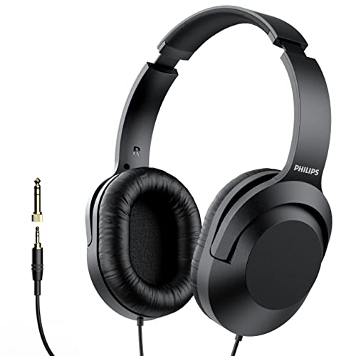 PHILIPS Wired Stereo Headphones for Podcasts & Recording