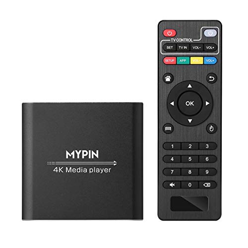 4K Media Player with Remote Control