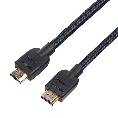 Amazon Basics HDMI Cable - 10 Feet, Nylon-Braided for Television