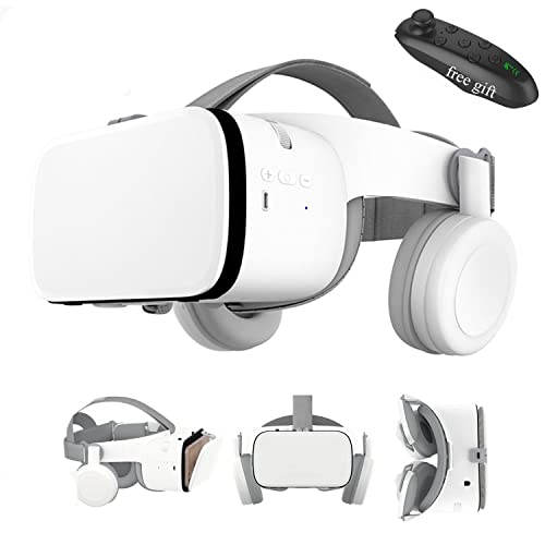 VR Headset for iPhone and Android, 3D Virtual Reality Glasses with Remote