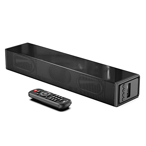 Compact Sound Bar with Powerful Audio for TV and Gaming
