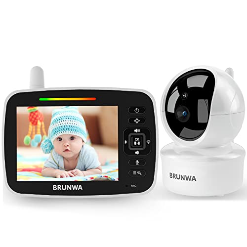 BRUNWA Baby-Monitor-with-Camera and Audio