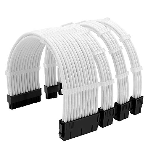 QINGSEA 16AWG Power Supply Cable Kit (White)
