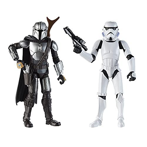 STAR WARS The Mandalorian 5-Inch Figure 2 Pack with Blaster Accessories