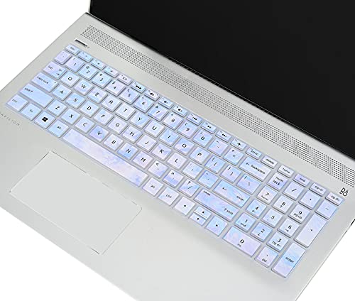 Keyboard Protector Skin Cover for HP Pavilion and Envy Laptops (Marble)