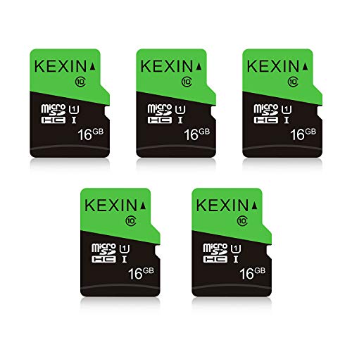 KEXIN 16GB Micro SD Card 5 Pack - High Speed Memory Card