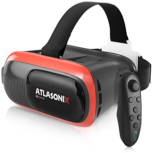 Virtual Reality Headset with Controller