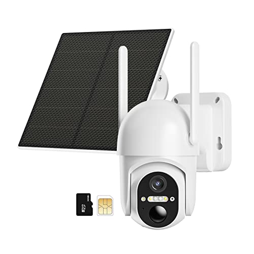 Ebitcam 4G LTE Cellular Security Camera - No WiFi or Electrical Power Needed