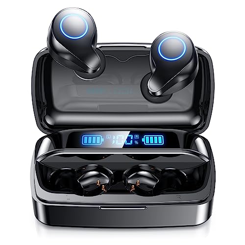 NIPELL Wireless Earbuds with 1800mAh Charging Case