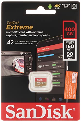 SanDisk 400GB Extreme MicroSDXC UHS-I Memory Card