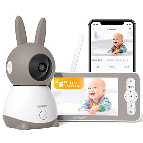 ieGeek 2K WiFi Video Baby Monitor with Camera and Audio
