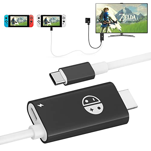 Aiaabq Portable Switch Dock USB C to HDMI Cable