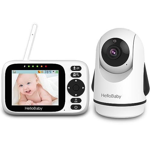 HelloBaby Baby Monitor - HD Video, Infrared Night Vision, Remote PTZ