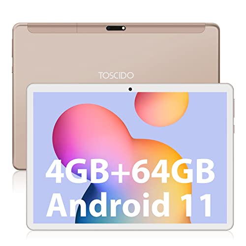 TOSCiDO Android 11 Tablet - 10 inch Tablet with Octa-Core Processor