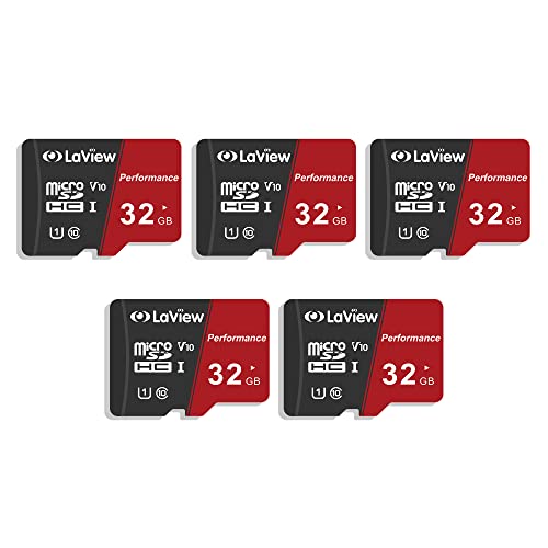 LaView 32GB Micro SD Card 5 Pack