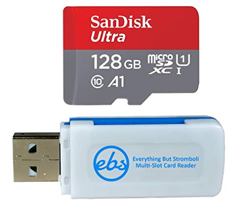 SanDisk 128GB Micro SDXC Ultra Memory Card with Card Reader