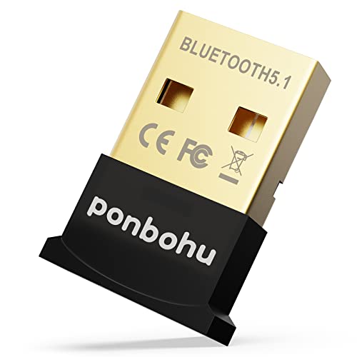 Ponbohu Mini Bluetooth 5.1 EDR Dongle