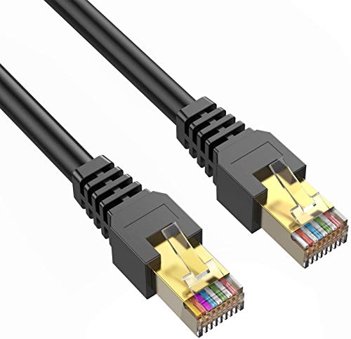 Cat7 Ethernet Cable 200ft - High Speed, Waterproof, Shielded