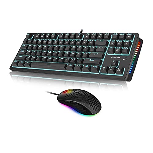 Affordable Mechanical Keyboard and Mouse Combo for Gaming and Coding