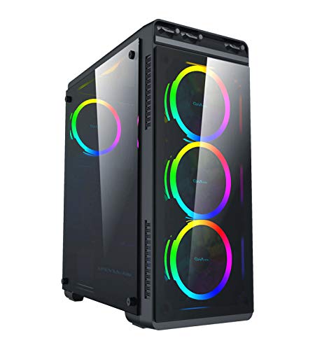 Apevia Aura-S-BK Mid Tower Gaming Case