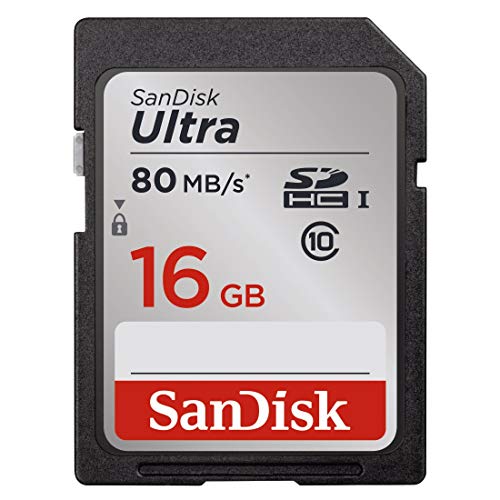 SanDisk Ultra 16GB SDHC UHS-I Memory Card