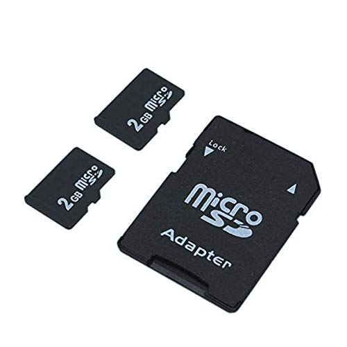2GB Micro SD Card with SD Card Adapter (2-Pack)