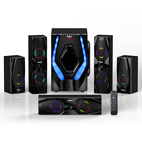 Bobtot 5.1 Surround Sound Speakers Home Theater System