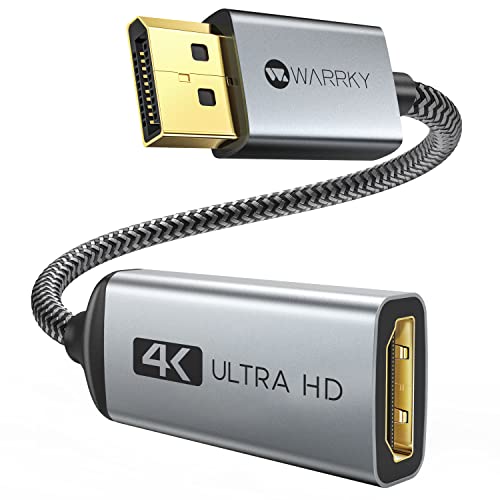 Warrky 4K DisplayPort to HDMI Adapter Cable