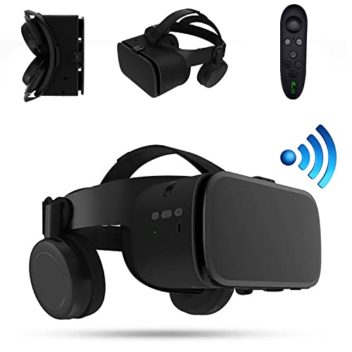 VR Headset with Wireless Remote Controller