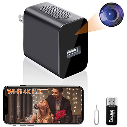 Wifi Spy Camera Charger - 4K UHD - Remote View
